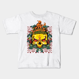 "Knowledge" Skull Big Chief Native Pride Kids T-Shirt